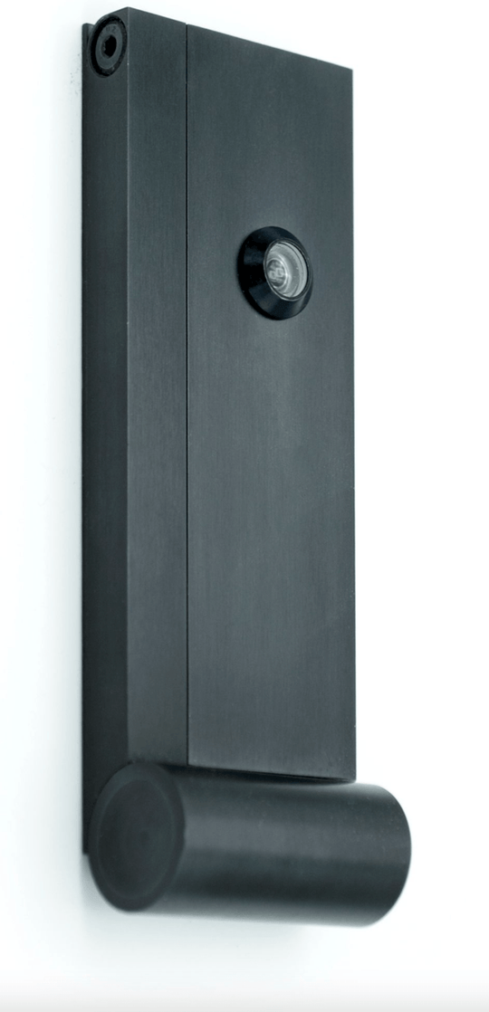 AP Door Knocker With Door Viewer - Desu Design - Outdoor Accessories - Black - HORNE