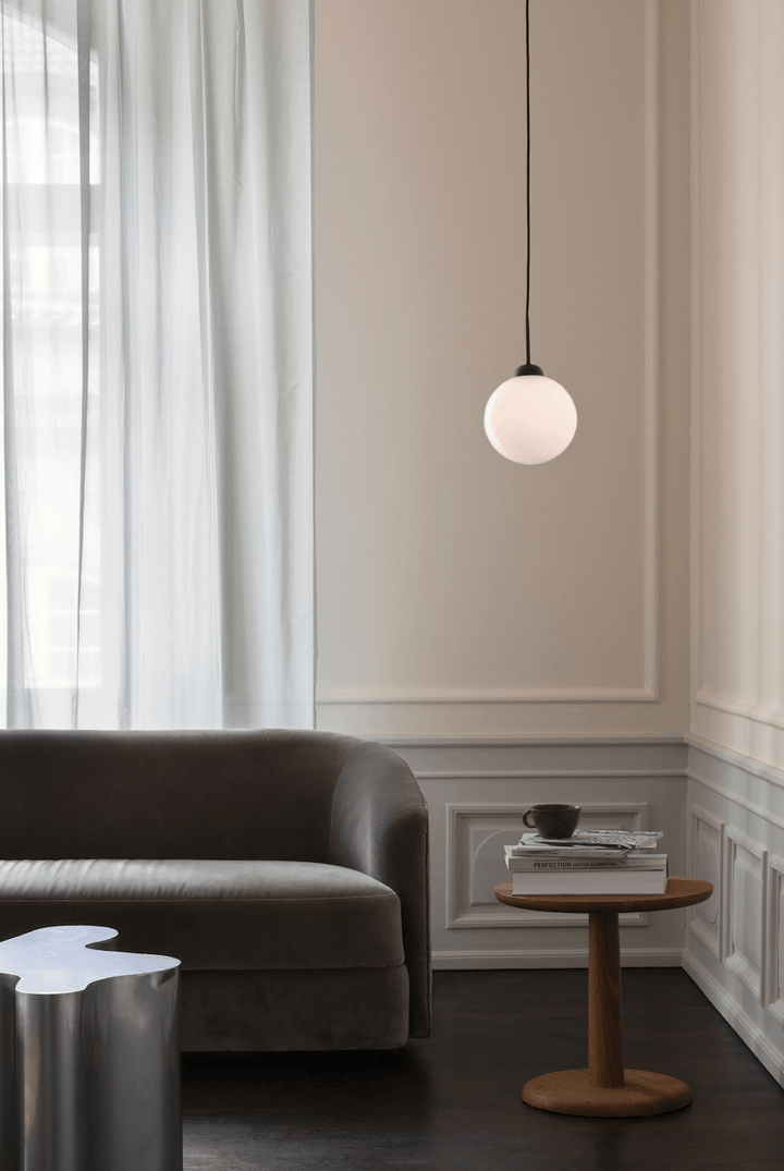 Apiales 1 Pendant - Nuura - Pendants - Satin Black/Opal White - HORNE