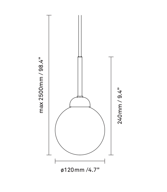 Apiales 1 Pendant - Nuura - Pendants - Brushed Brass/Opal White - HORNE
