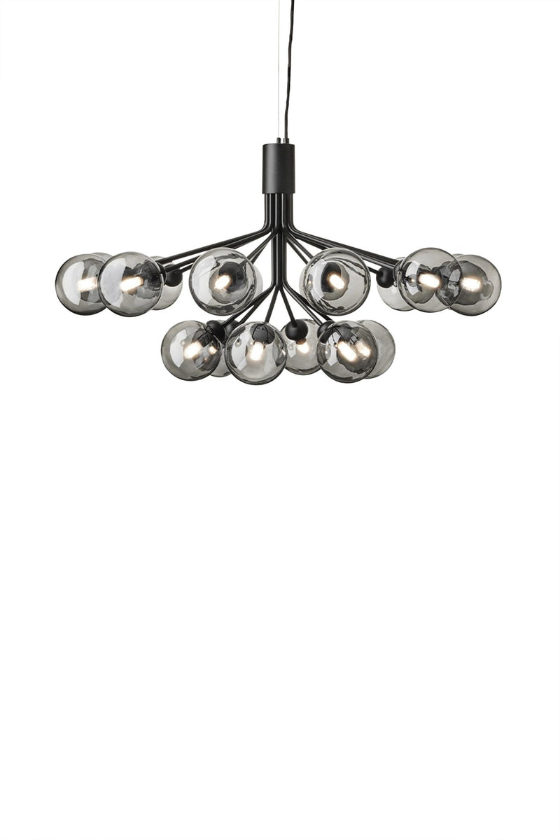 Apiales 18 Pendant - Nuura - Pendants - Brushed Brass/Opal White - HORNE