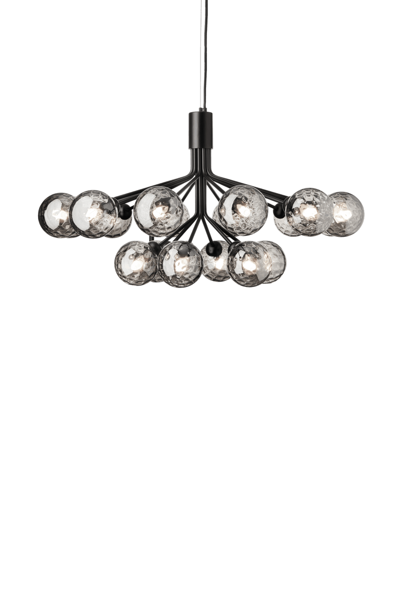 Apiales 18 Pendant - Nuura - Pendants - Brushed Brass/Opal White - HORNE