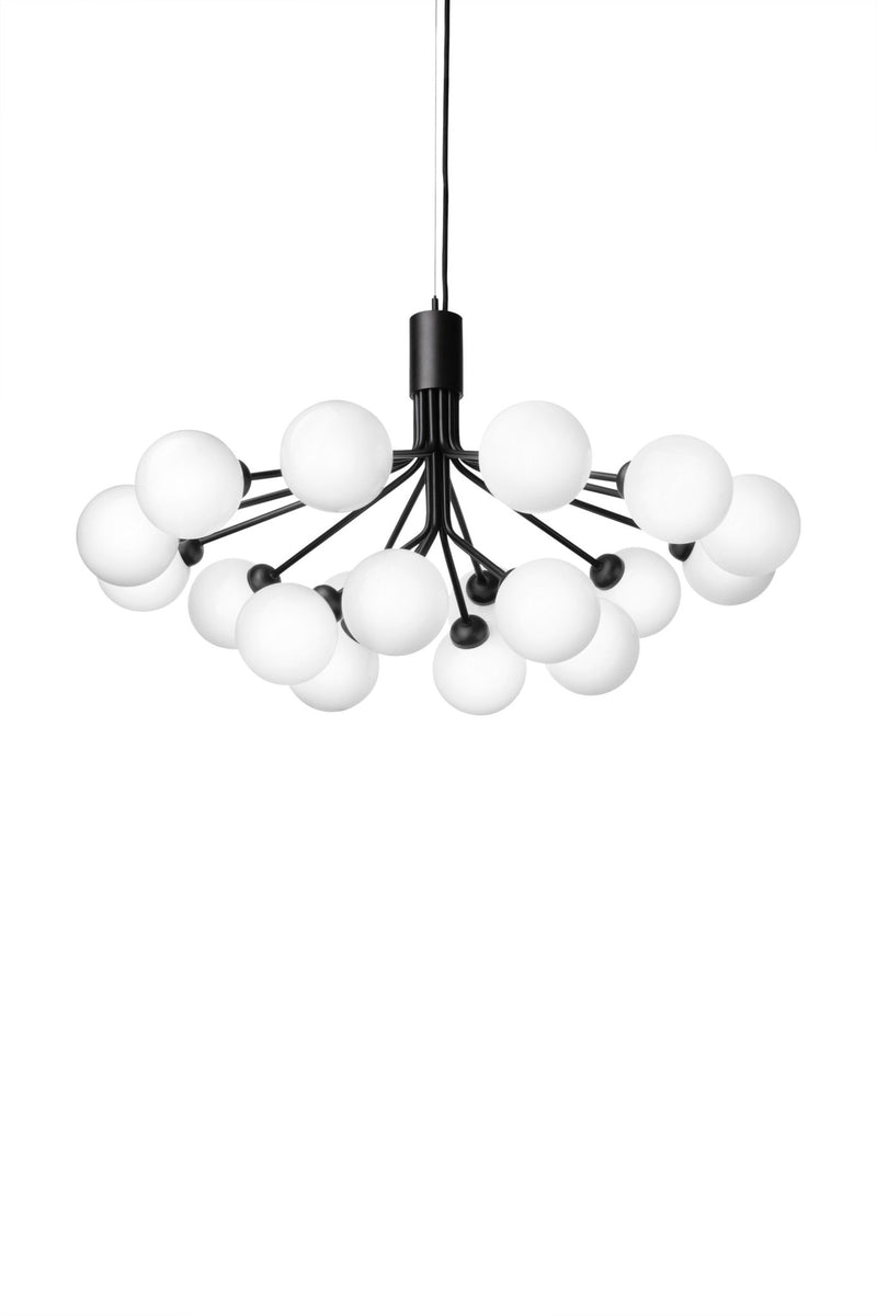 Apiales 18 Pendant - Nuura - Pendants - Brushed Brass/Opal White - HORNE