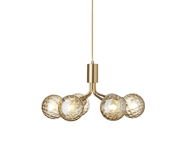 Apiales 6 Pendant - Nuura - Pendants - Brushed Brass/Optic Gold - HORNE