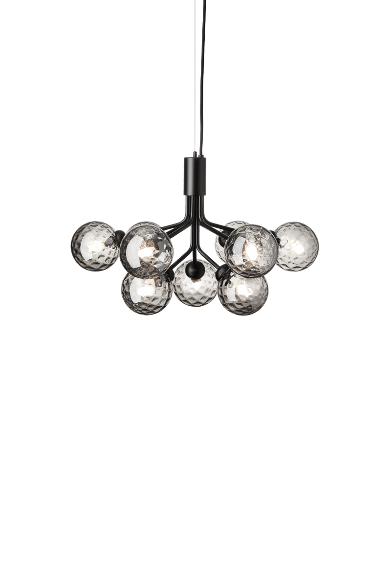 Apiales 9 Pendant - Nuura - Pendants - Brushed Brass/Opal White - HORNE