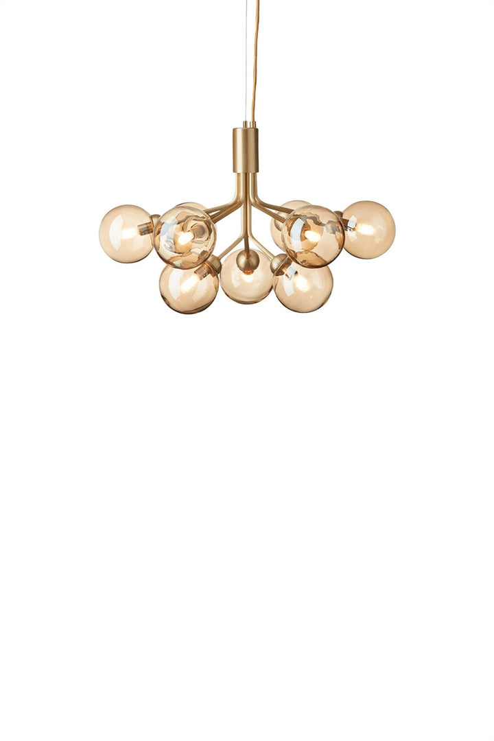 Apiales 9 Pendant - Nuura - Pendants - Brushed Brass/Gold - HORNE