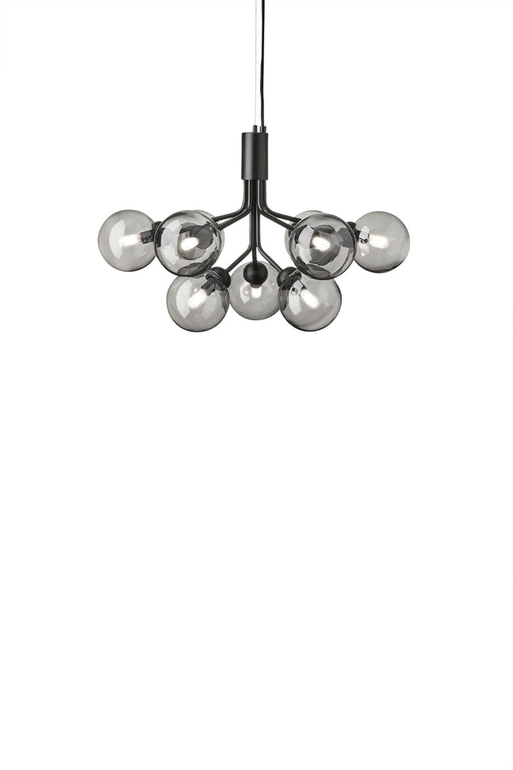 Apiales 9 Pendant - Nuura - Pendants - Satin Black/Smoked Black - HORNE