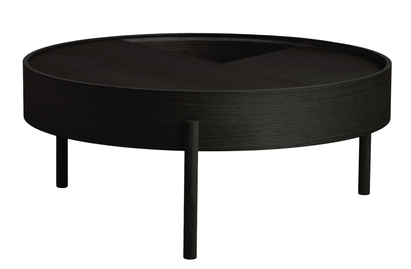 Arc Coffee Table - Woud - Tables + Desks - Small - Black Painted Ash - HORNE