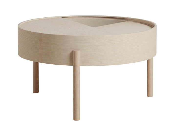 Arc Coffee Table - Woud - Tables + Desks - Small - White Pigmented Ash - HORNE
