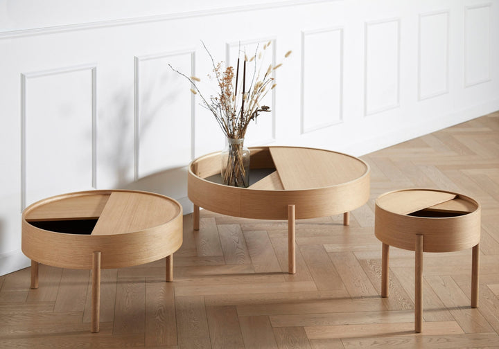 Arc Coffee Table - Woud - Tables + Desks - Large - White Pigmented Ash - HORNE