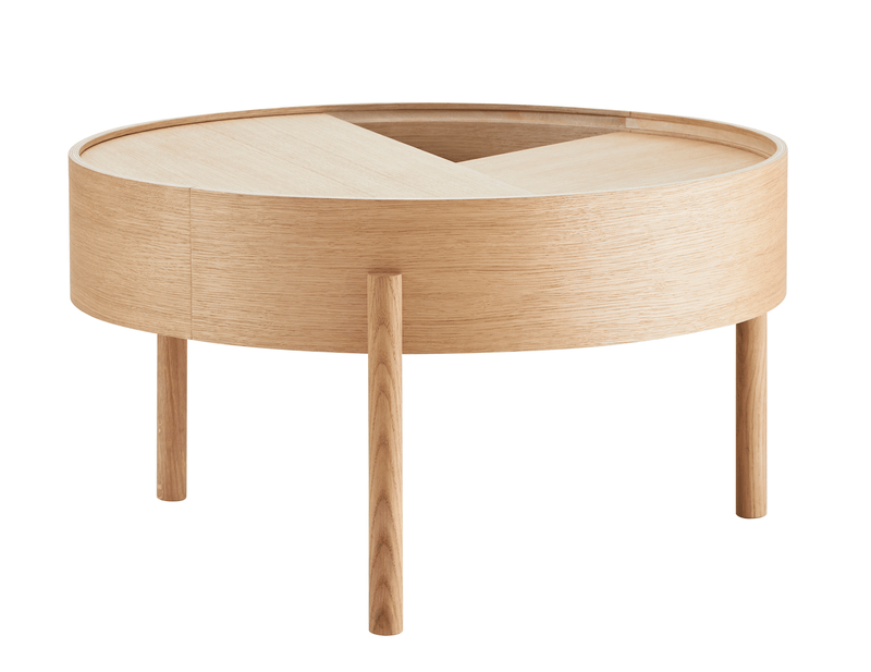 Arc Coffee Table - Woud - Tables + Desks - Small - Black Painted Ash - HORNE