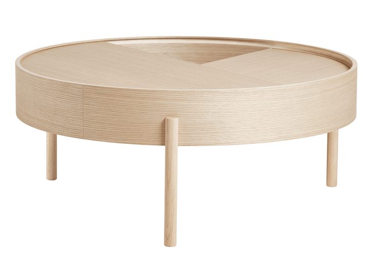 Arc Coffee Table - Woud - Tables + Desks - Large - White Pigmented Ash - HORNE