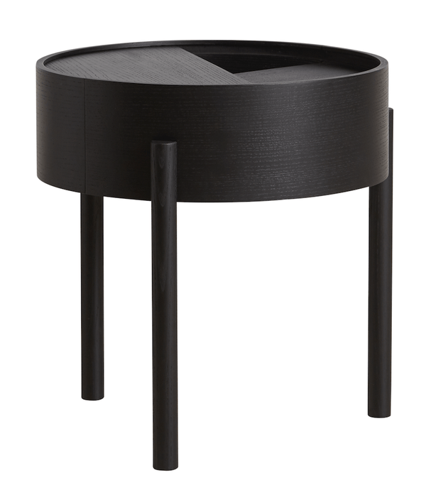 Arc Side Table - Woud - Tables + Desks - Black Pigmented Ash - HORNE