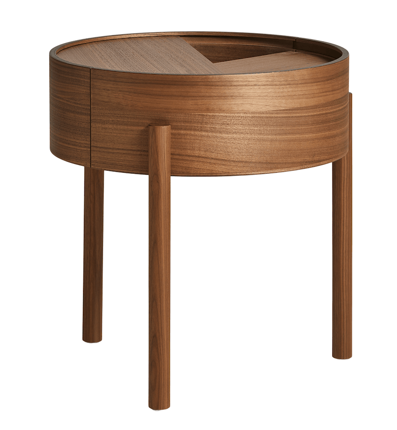 Arc Side Table - Woud - Tables + Desks - White Pigmented Ash - HORNE
