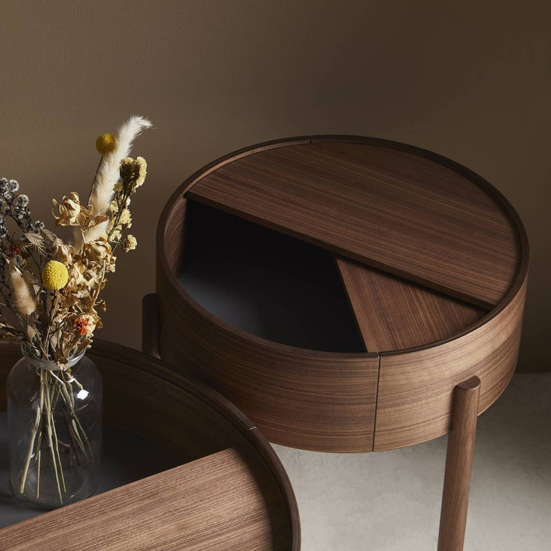 Arc Side Table - Woud - Tables + Desks - White Pigmented Ash - HORNE