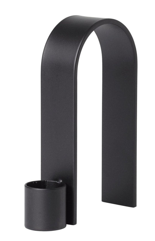 Arch Candleholder - Kristina Dam - Candle Holders - Vol 1 - Black Steel - HORNE