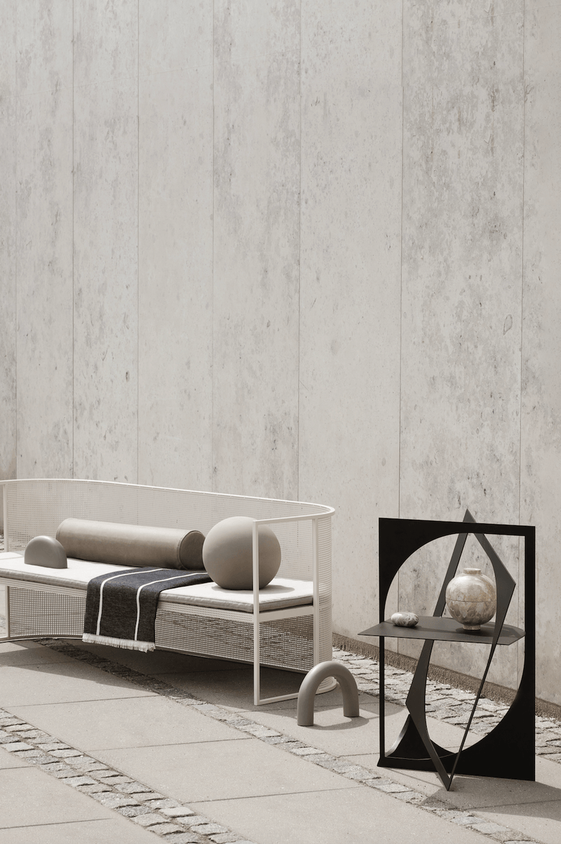 Architecture Throw - Kristina Dam - Blankets + Throws + Pillows - Black - HORNE