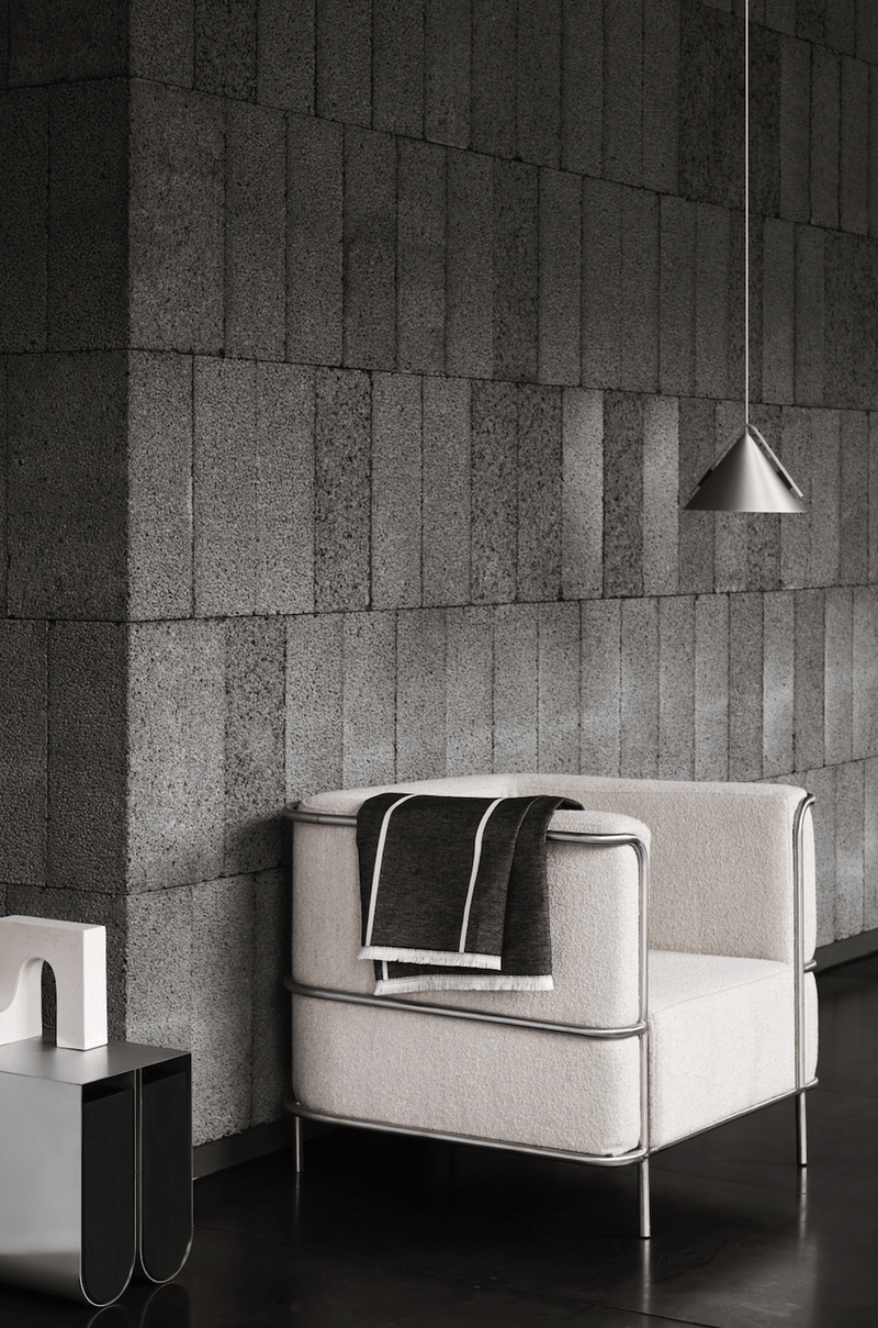 Architecture Throw - Kristina Dam - Blankets + Throws + Pillows - Black - HORNE