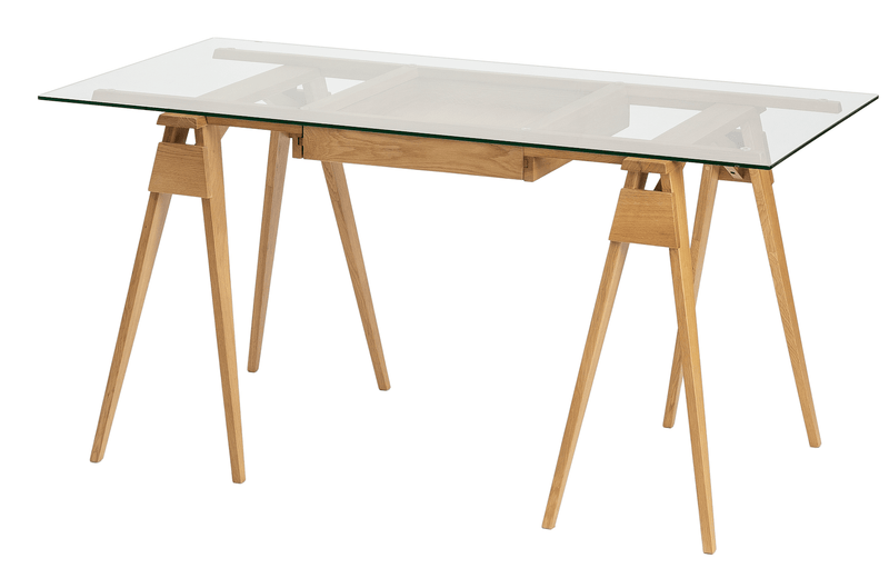 Arco Desk With Drawer - Design House Stockholm - Desks - White - HORNE