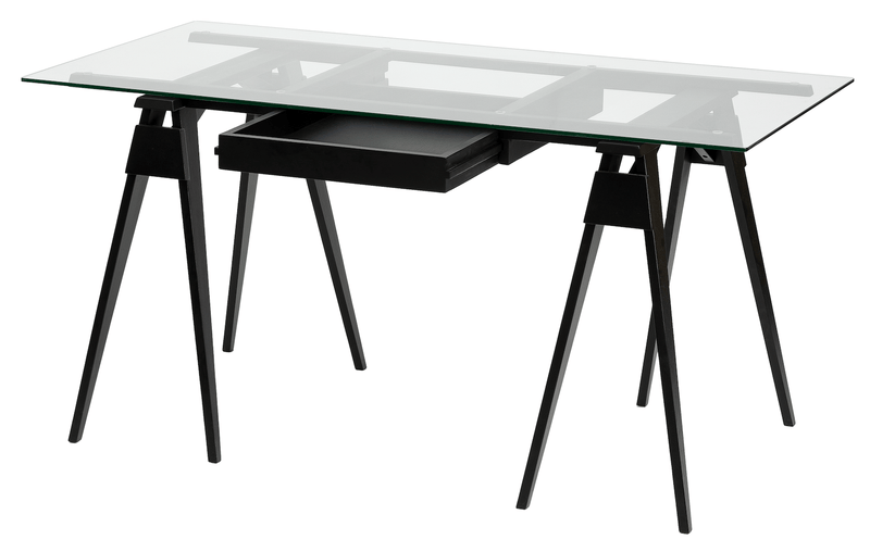 Arco Desk With Drawer - Design House Stockholm - Desks - White - HORNE