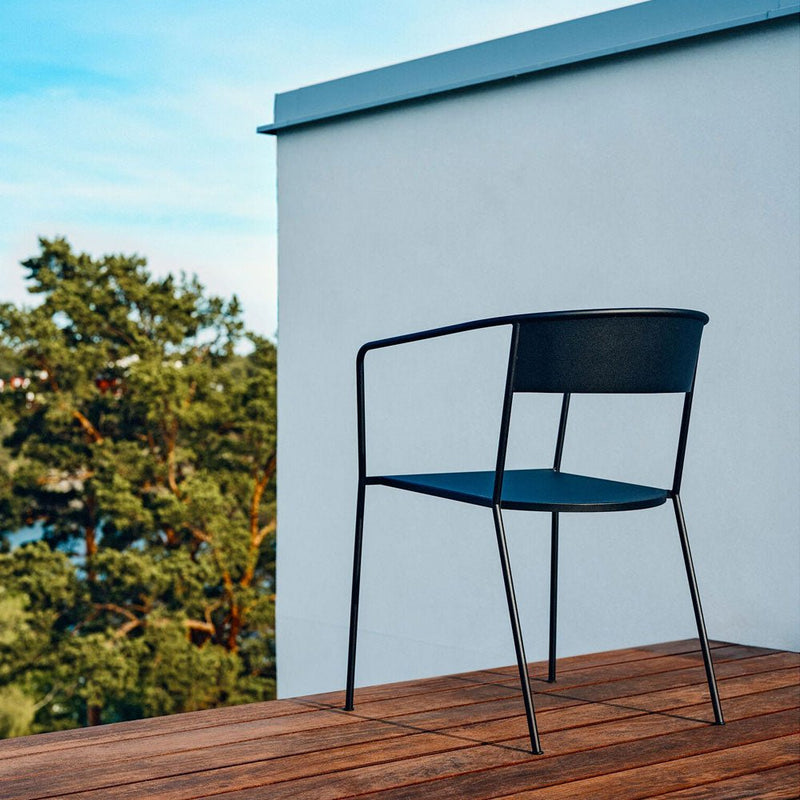 Arholma Chair - Skargaarden - Outdoor Furniture - Grey Agora Fossil Cushion - HORNE