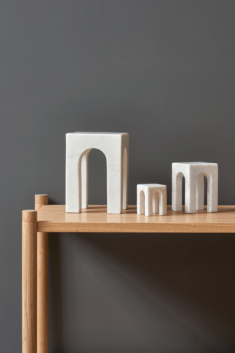 Arkis Bookend - Gejst - Storage + Organization - White - HORNE