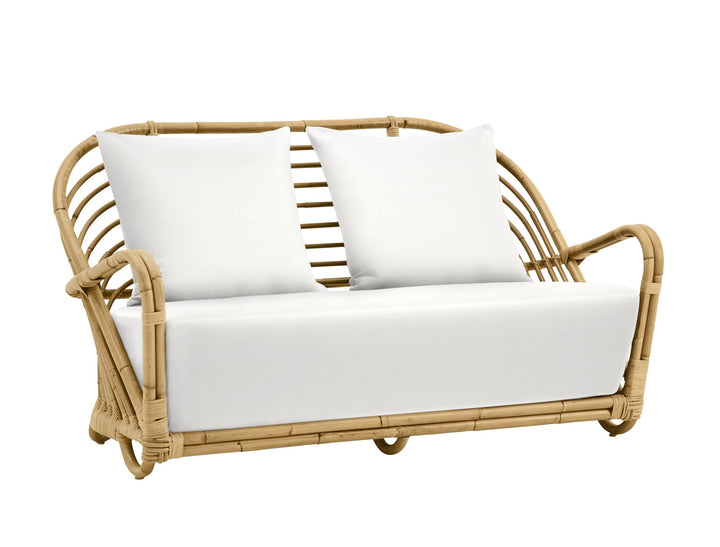 Arne Jacobsen Charlottenborg 2 - Seater Sofa - Sika Design - Chairs - Natural - Tempotest White Canvas - HORNE