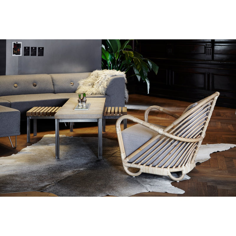 Arne Jacobsen Charlottenborg Chair - Sika Design - Chairs - Natural - Tempotest White Canvas - HORNE