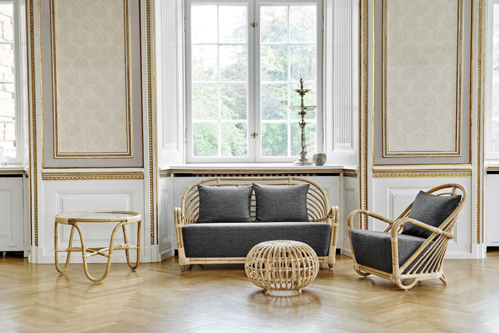 Arne Jacobsen Charlottenborg Chair - Sika Design - Chairs - Natural - Sunbrella Sailcloth Seagull - HORNE