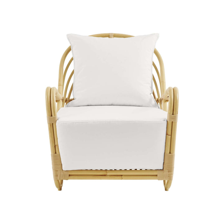 Arne Jacobsen Charlottenborg Exterior Chair - Sika Design - Outdoor Furniture - Dove White - Tempotest White Canvas - HORNE