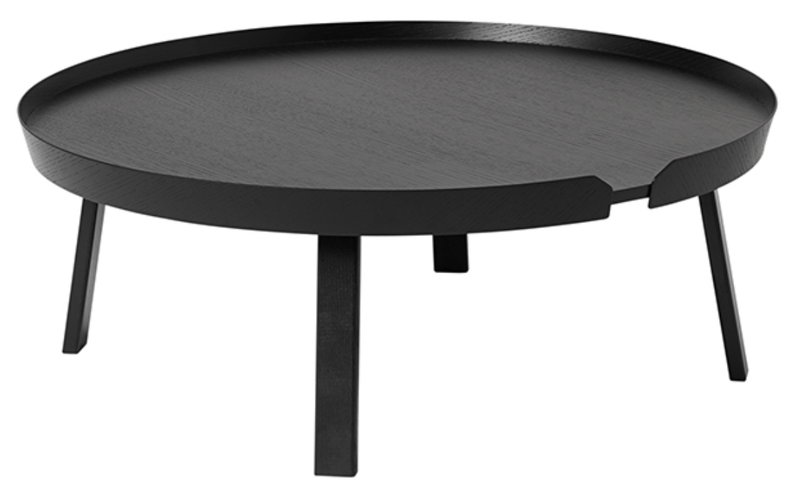 Around Coffee Table - Extra Large - Muuto - Tables + Desks - Black - HORNE