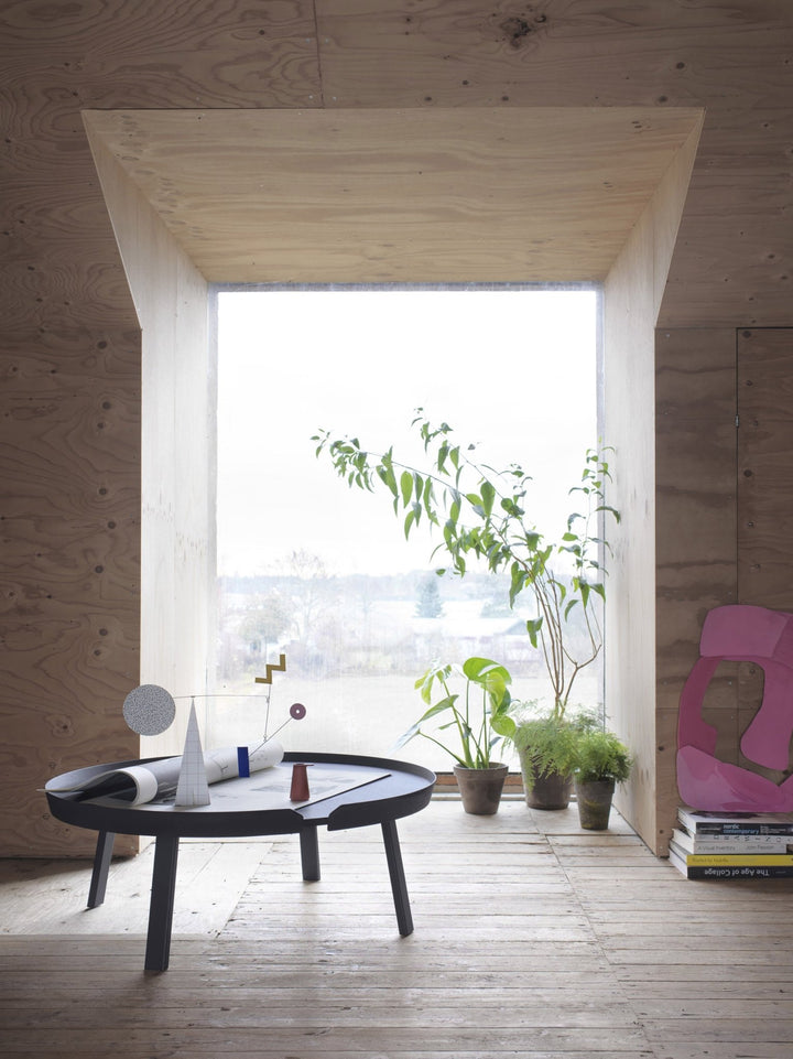 Around Coffee Table - Large - Muuto - Tables + Desks - Stained Dark Brown - HORNE