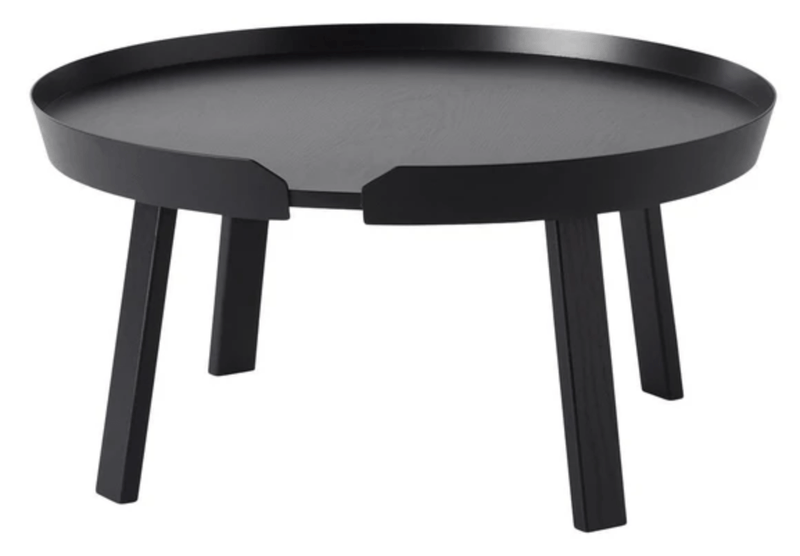 Around Coffee Table - Large - Muuto - Tables + Desks - Black - HORNE