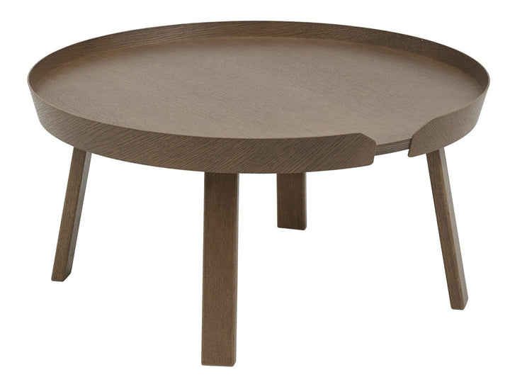 Around Coffee Table - Large - Muuto - Tables + Desks - Stained Dark Brown - HORNE