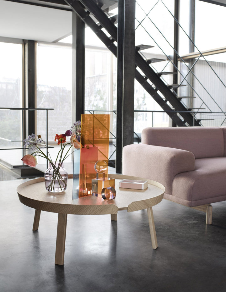 Around Coffee Table - Large - Muuto - Tables + Desks - Stained Dark Brown - HORNE