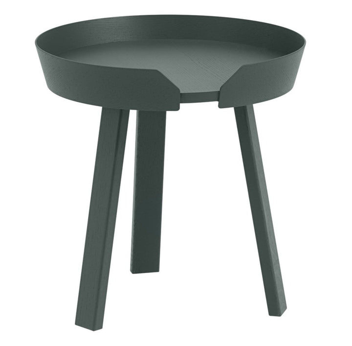 Around Coffee Table - Small - Muuto - Bedside Tables - Dark Green - HORNE