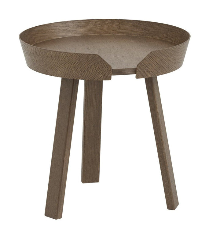 Around Coffee Table - Small - Muuto - Bedside Tables - Stained Dark Brown - HORNE