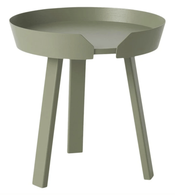 Around Coffee Table - Small - Muuto - Bedside Tables - Dusty Green - HORNE
