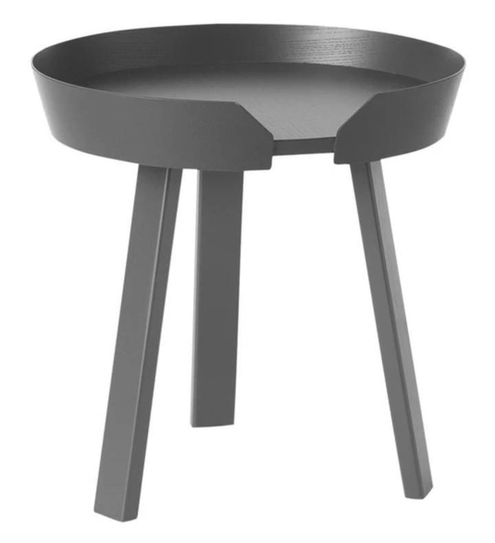 Around Coffee Table - Small - Muuto - Bedside Tables - Anthracite - HORNE