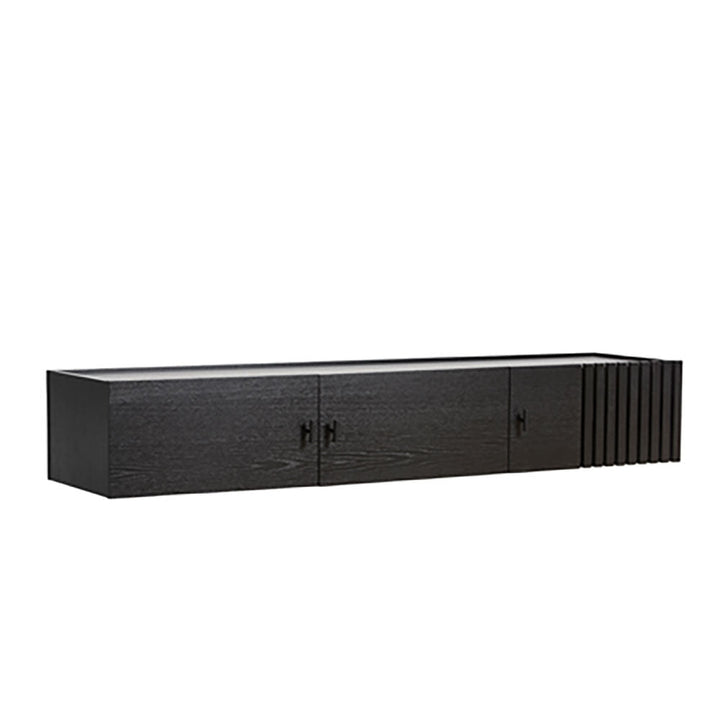 Array Wall Mounted Sideboard - Woud - Sideboards + Cabinets - Black Oak - HORNE