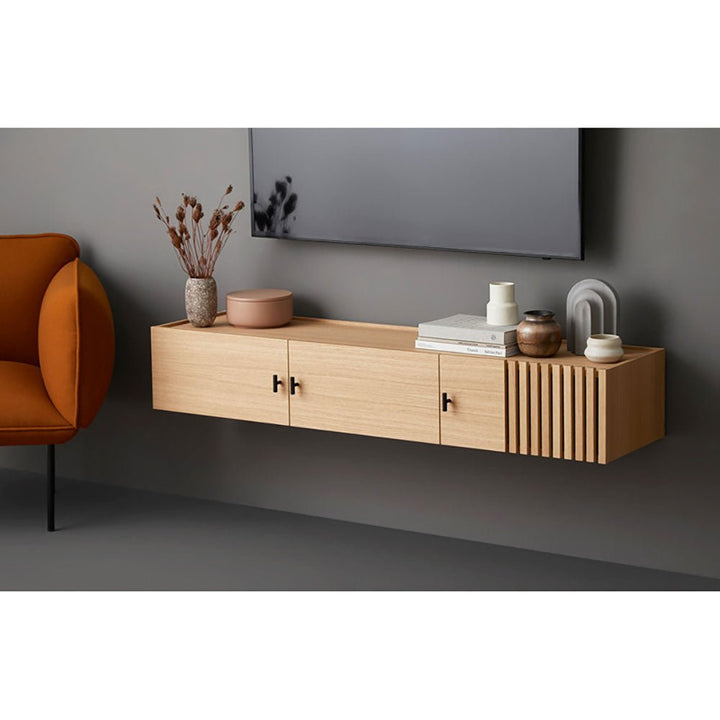 Array Wall Mounted Sideboard - Woud - Sideboards + Cabinets - Walnut - HORNE