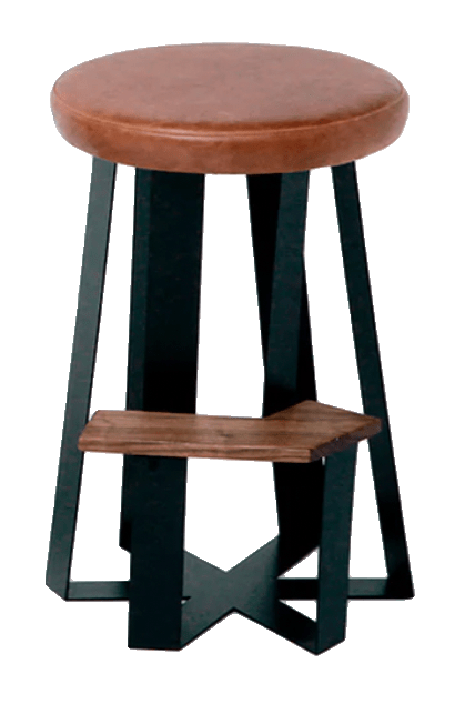 ARS Counter Stool - Leather - Artless - Stools + Benches + Ottomans - Saddle - HORNE