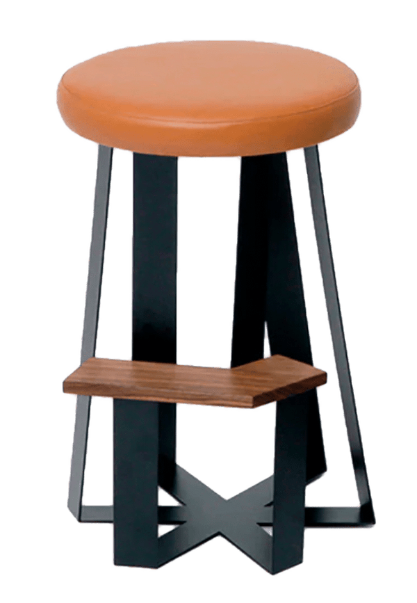 ARS Counter Stool - Leather - Artless - Stools + Benches + Ottomans - Earth - HORNE