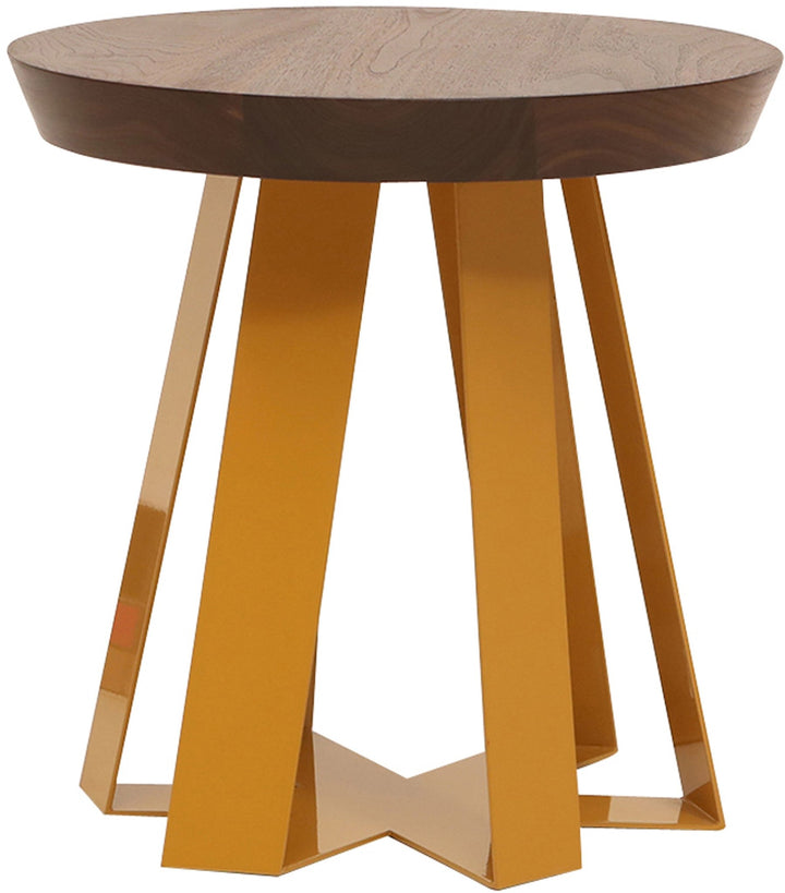ARS Side Table - 16" - Artless - Stools + Benches + Ottomans - Oak Wood - Matte Black - HORNE
