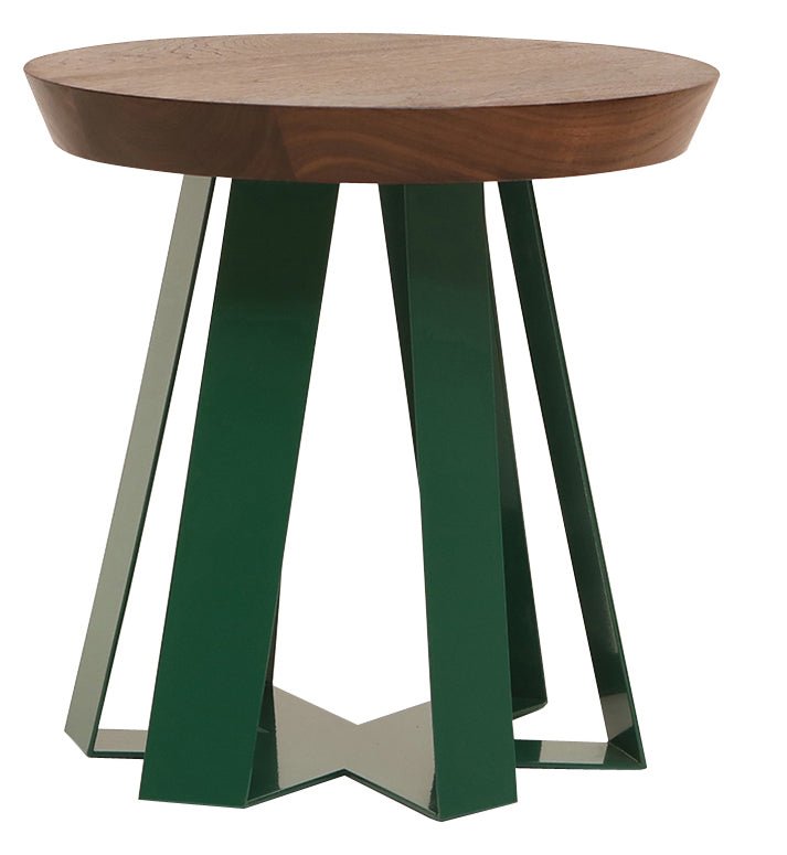 ARS Side Table - 16" - Artless - Stools + Benches + Ottomans - Oak Wood - Matte Black - HORNE