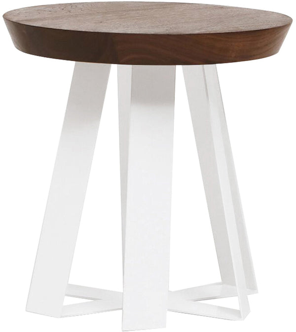 ARS Side Table - 16" - Artless - Stools + Benches + Ottomans - Oak Wood - Matte Black - HORNE
