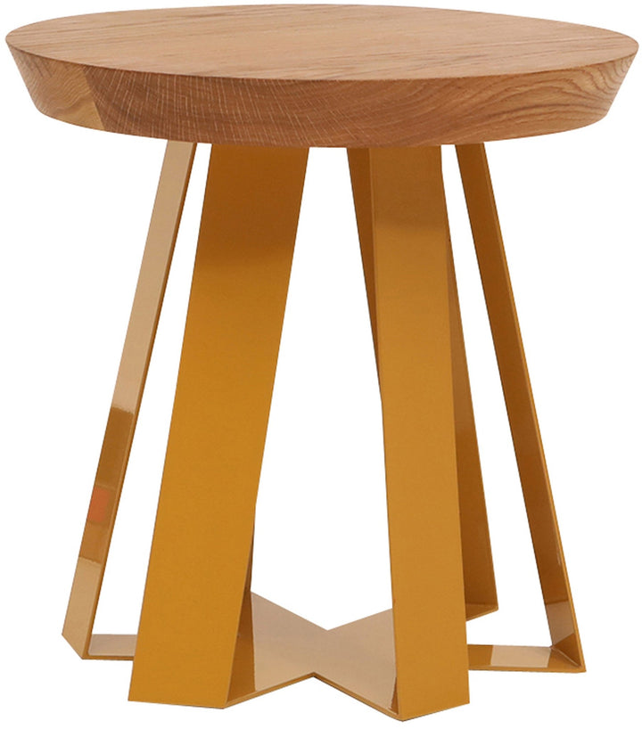 ARS Side Table - 16" - Artless - Stools + Benches + Ottomans - Oak Wood - Matte Black - HORNE