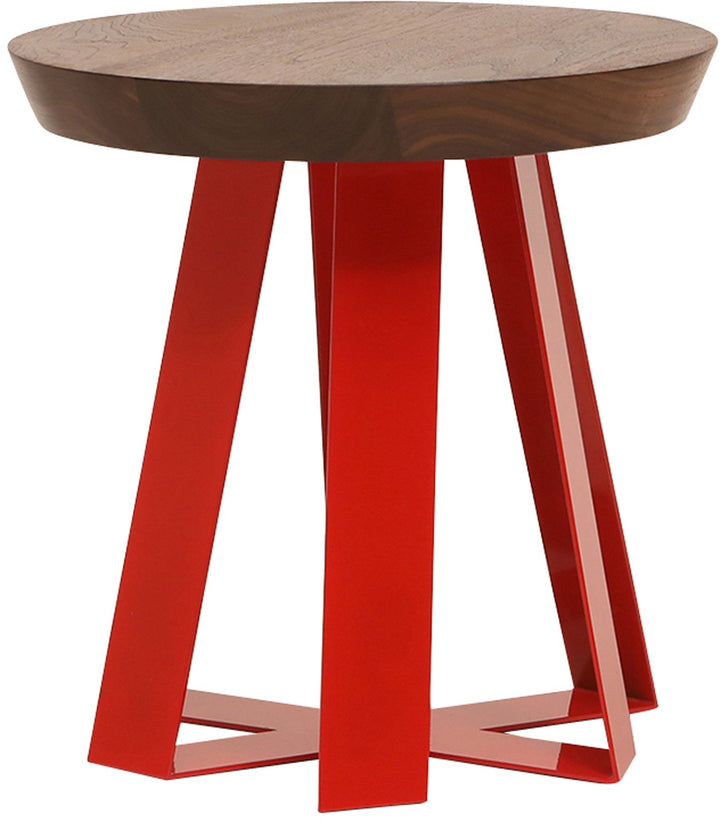 ARS Side Table - 16" - Artless - Stools + Benches + Ottomans - Oak Wood - Matte Black - HORNE