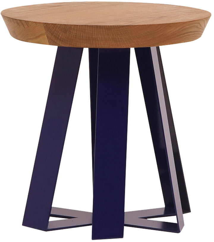 ARS Side Table - 16" - Artless - Stools + Benches + Ottomans - Oak Wood - Matte Black - HORNE