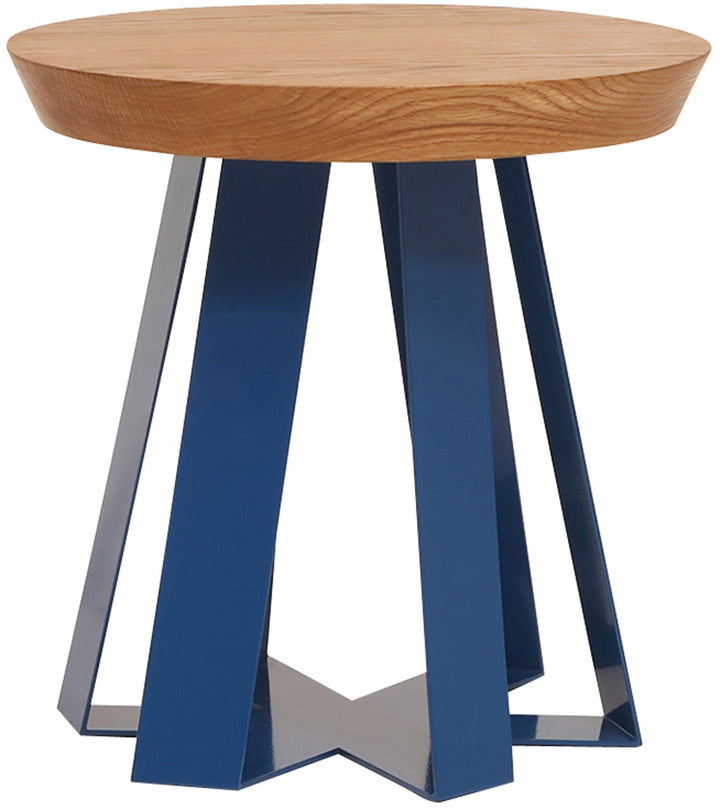 ARS Side Table - 16" - Artless - Stools + Benches + Ottomans - Oak Wood - Matte Black - HORNE