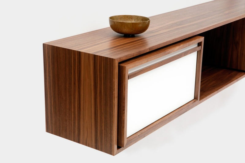 Artless Wall Unit - Artless - Sideboards + Cabinets - Large - Battleship Grey Lacquer - HORNE